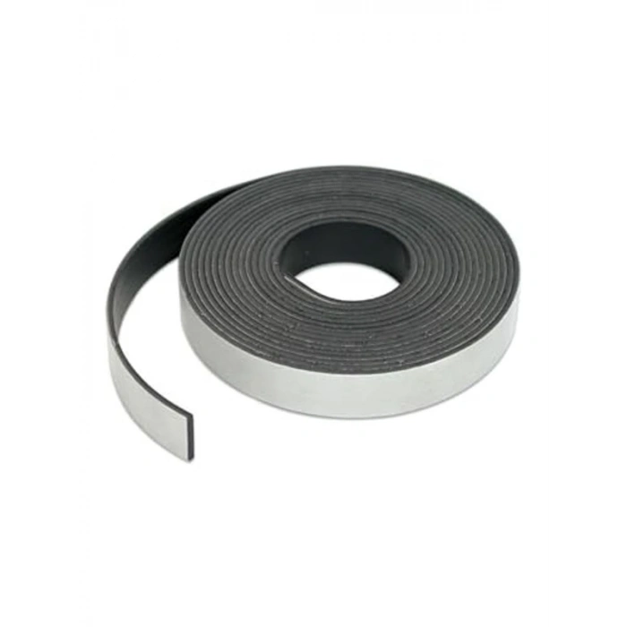 2 Metre Uzunlukta Yapışkanlı Mıknatıs Şerit - 20 mm En