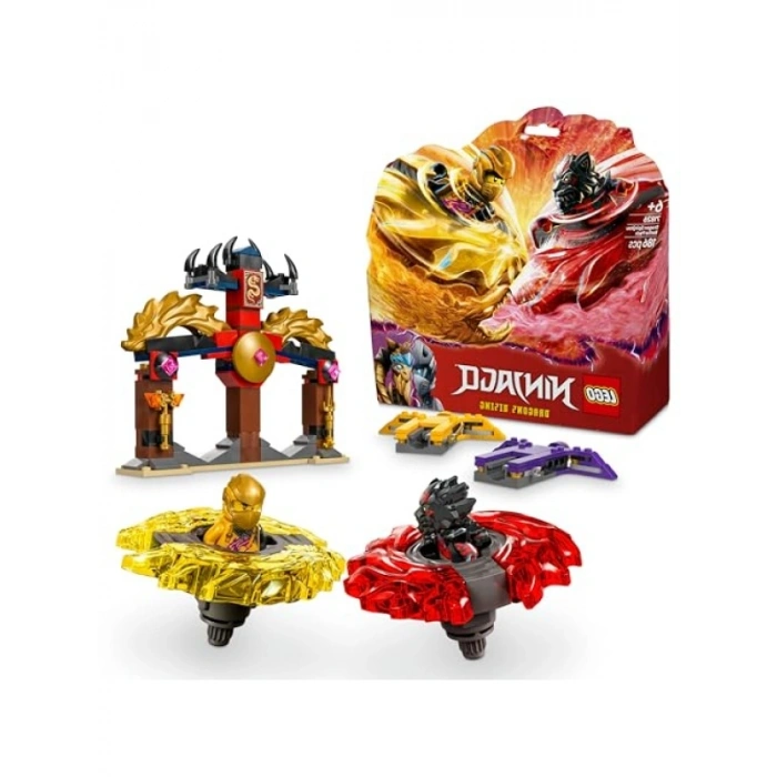 2 Ninja Minifigürü ile Ejderha Spinjitzu Savaş Paketi, 6 Yaş ve Üzeri