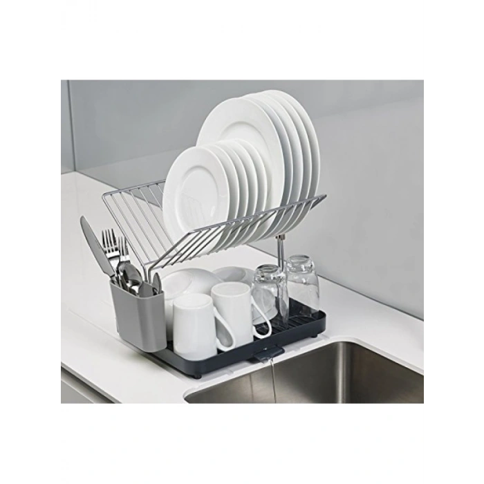 2 Parçalı Kaymaz Bulaşıklık, Gri Renk