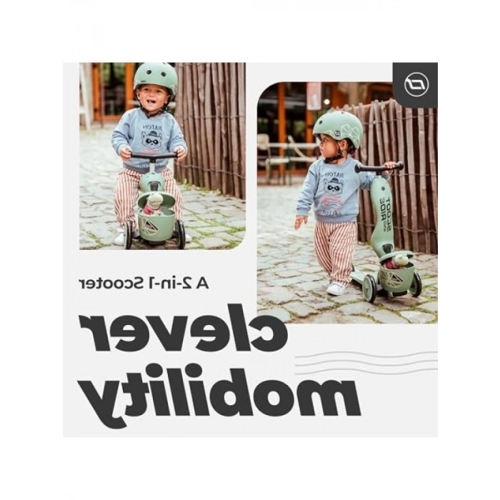 2si 1 Arada Oturaklı Kickboard, Ayarlanabilir ve Kolay Kullanım