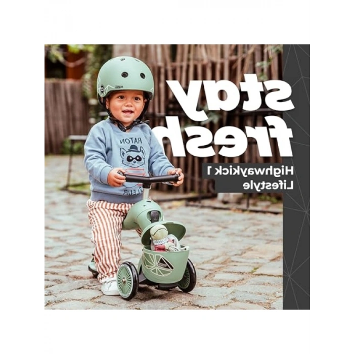 2si 1 Arada Oturaklı Kickboard, Ayarlanabilir ve Kolay Kullanım