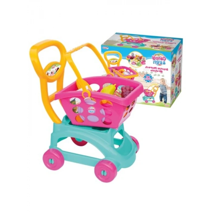 2si 1 Arada Sepetli Market Arabası - Aksesuarlı