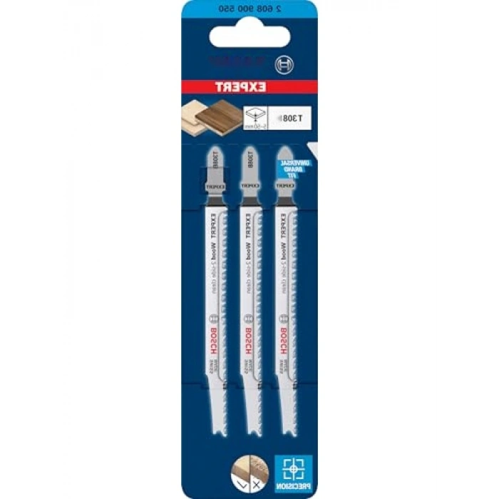 2 Taraflı Temiz Kesim Dekupaj Testere Bıçakları (3 Adet)