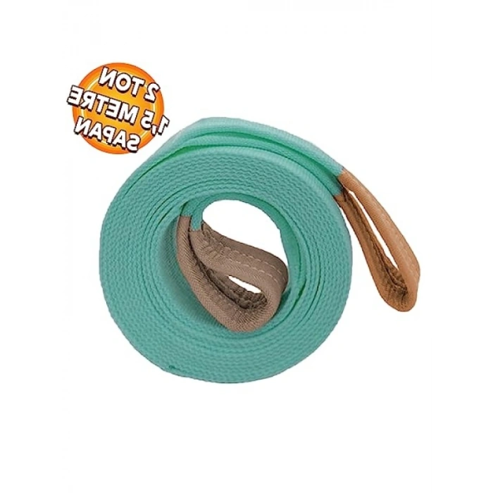 2 Ton Kapasiteye Sahip 1.5 Metre Uzunluğunda Polyester Sapan