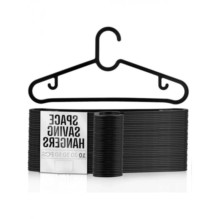 20 Adet Çok Amaçlı Dolap İçi Elbise Askısı