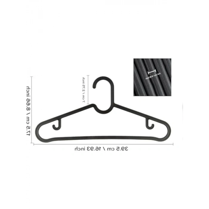 20 Adet Çok Amaçlı Dolap İçi Elbise Askısı