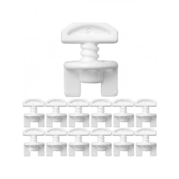 20 Adet Perde Durdurma Aparatı, Korniş Sonlama Düğmesi