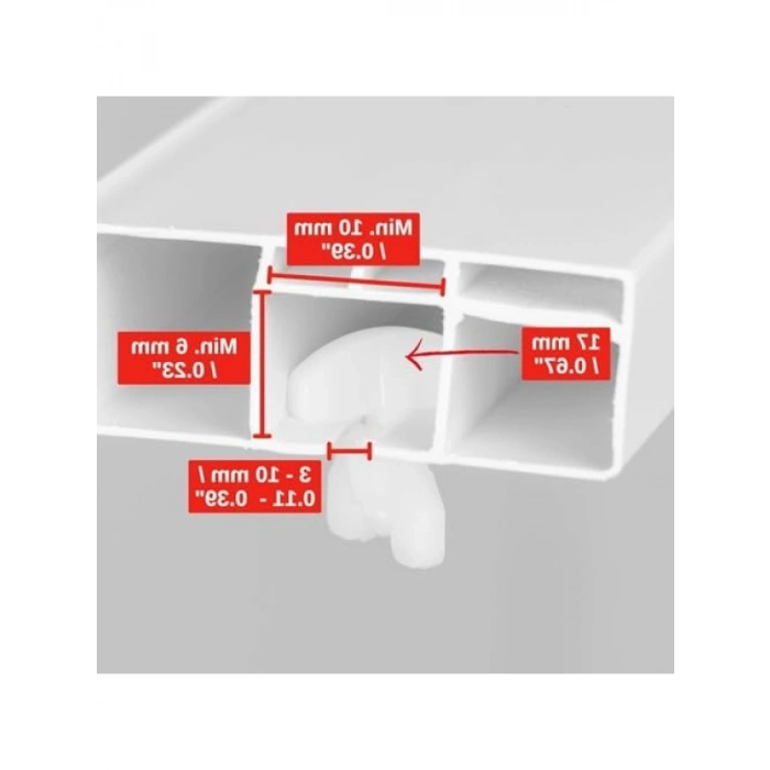 20 Adet Perde Durdurma Aparatı, Korniş Sonlama Düğmesi