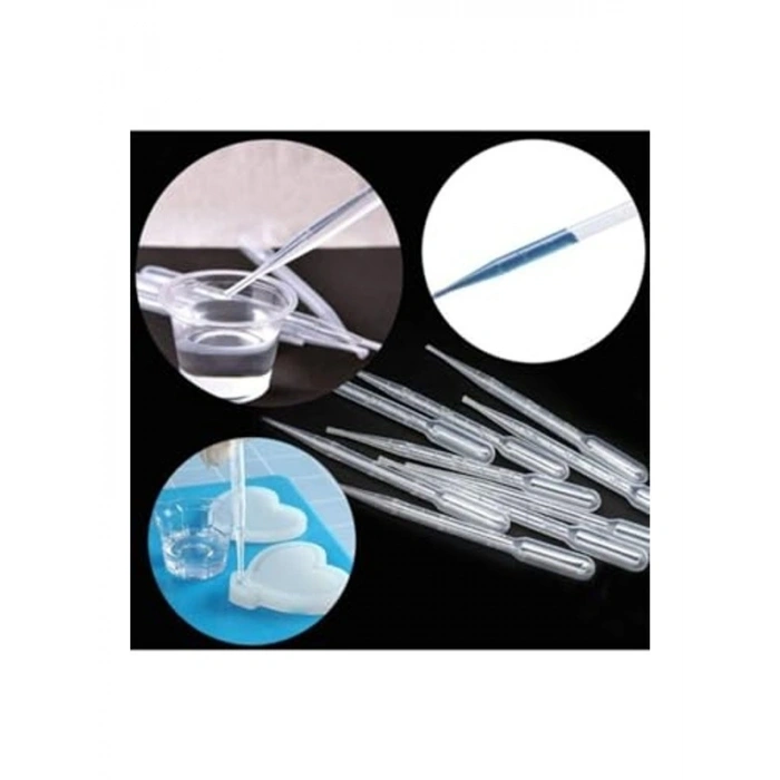 20 Adet Reçine Damlalık Pipet Seti, Kaliteli Malzeme