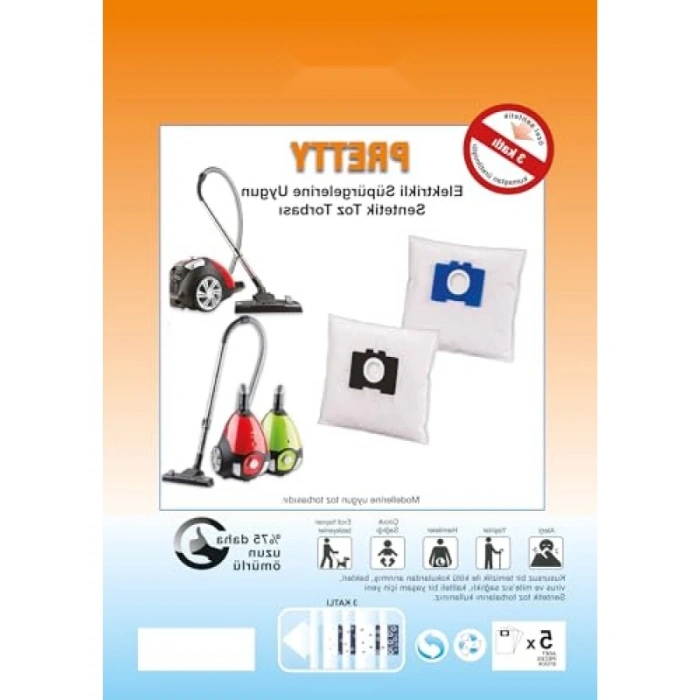 20 Adet Sentetik Toz Torbası - Elektrikli Süpürge İçin