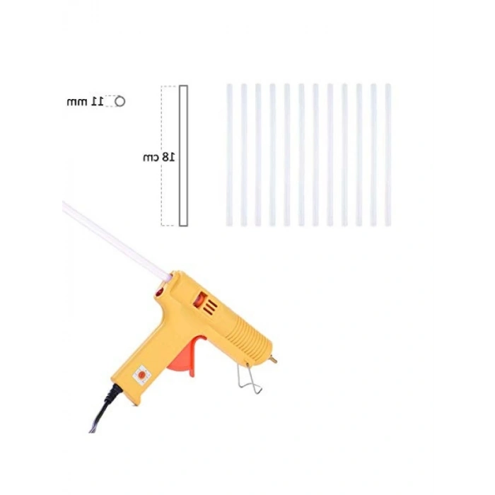 20 Adet Sıcak Tutkal Çubuğu - 11 mm x 180 mm Boyut