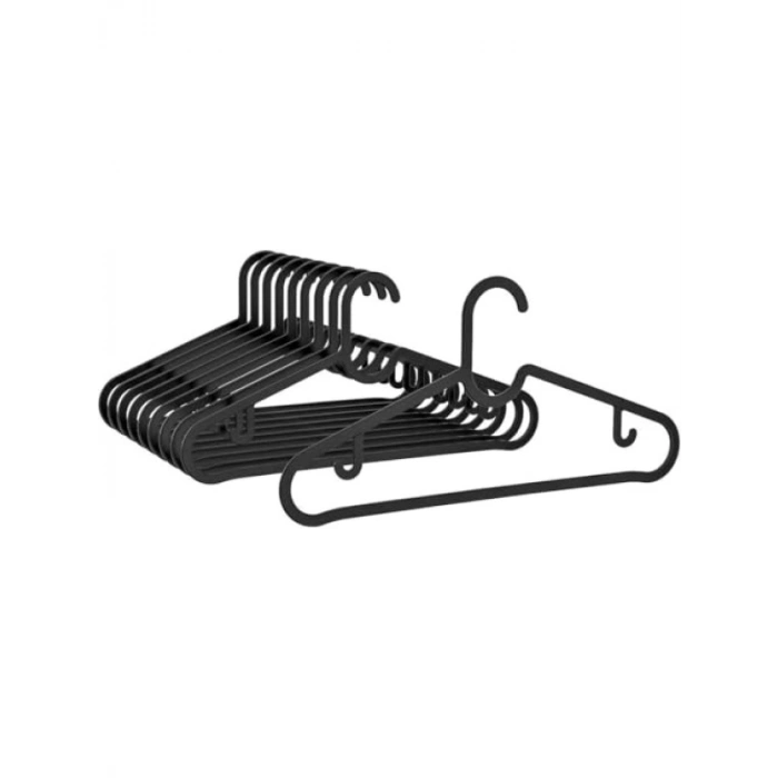 20 Adet Slim Plastik Elbise Askısı Seti - Pantolon, Gömlek, Ceket için