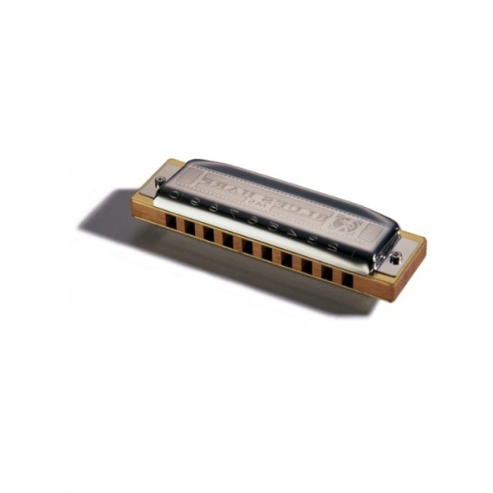 20 Delikli Ahşap Gövdeli Blues Harp - A Majör Anahtar