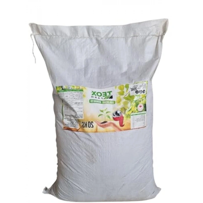 20 KG Torba Katı Solucan Gübresi