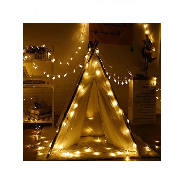 20li Dekoratif Yıldız Led Işık Seti (3 Metre)