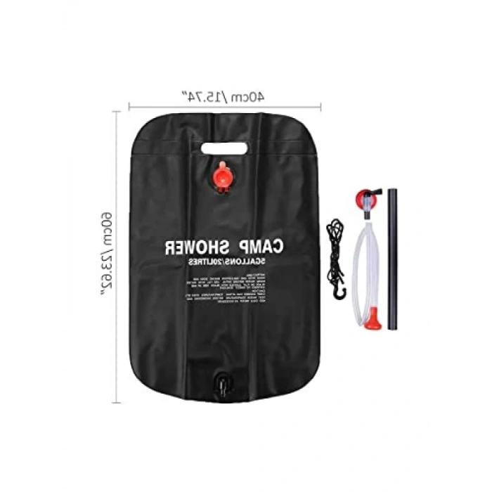 20 Litre Kapasiteli Dayanıklı Kamp Duşu