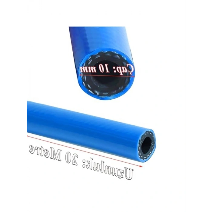 20 Metre 240 Bar Basınçlı İlaçlama Hortumu 10 mm Tarımsal Kullanım İçin