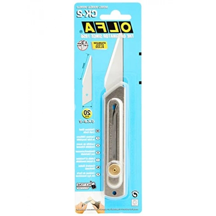 20 mm Maket Bıçağı, Paslanmaz Çelik Sap ile