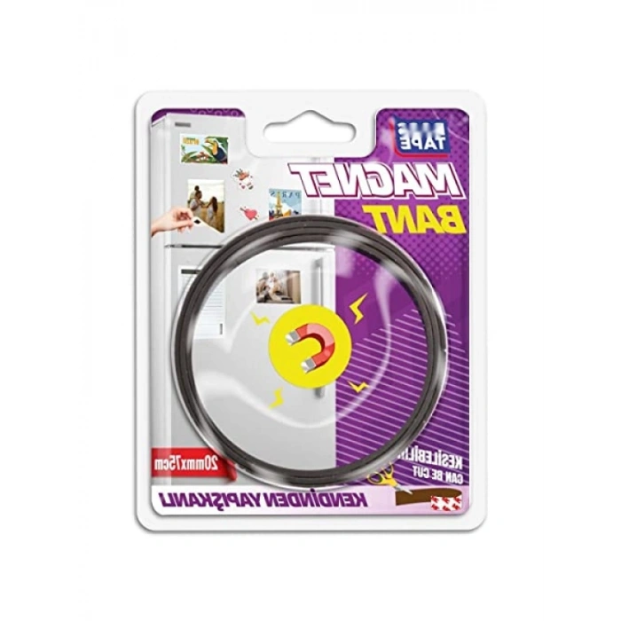 20 mm x 75 cm Magnet Bant - Esnek ve İnce Yapı