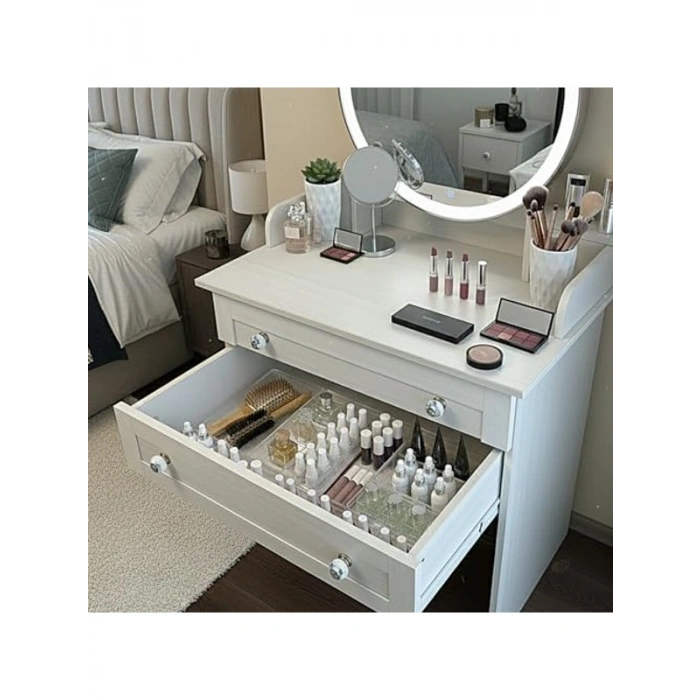 20 Parça Modüler Takı ve Makyaj Düzenleyici Organizer Seti