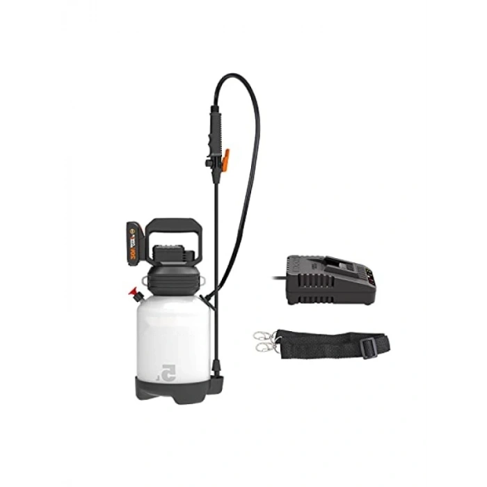 20 Volt Li-ion Akülü, 5 Lt Omuz Askılı Basınçlı İlaçlama Pompası