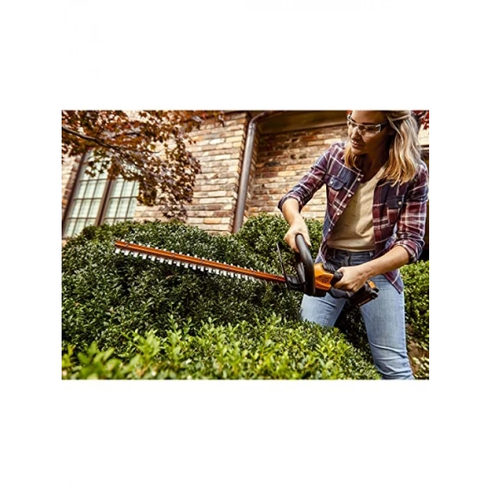 20 Volt Profesyonel Çit Budama Makinesi, 45 cm Bıçak Boyu