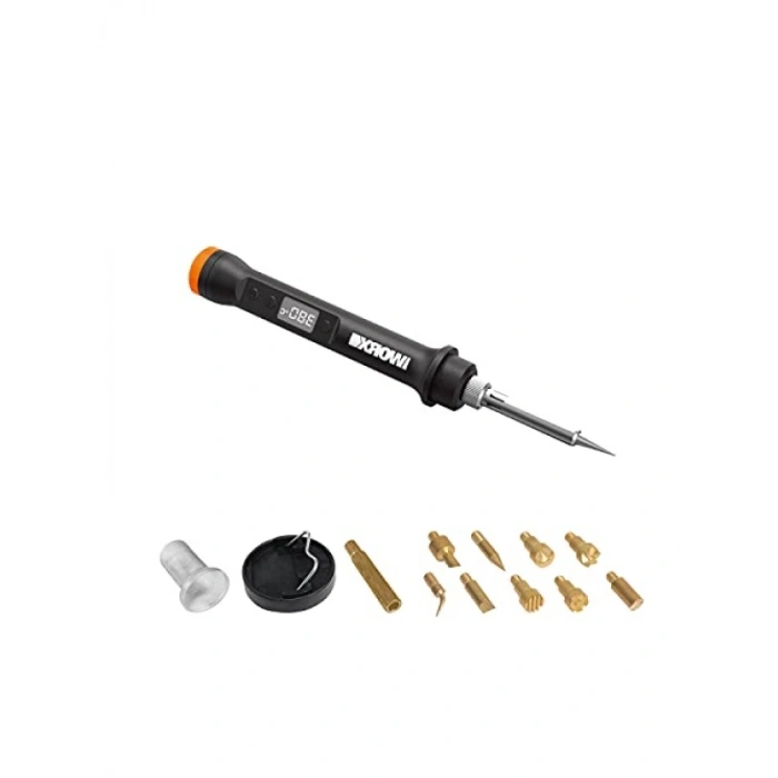 20 Volt Profesyonel Dijital Lehim Tabancası + 12 Aksesuar