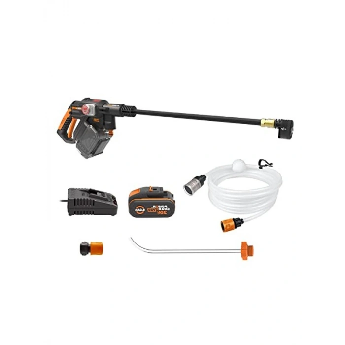 20 Volt Şarjlı Basınçlı Yıkama Tabancası, 56 Bar Güç