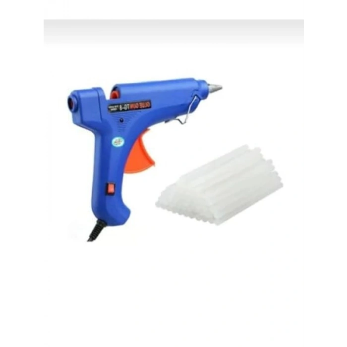 20 Watt İnce Silikon Tabancası - 10 Adet İnce Silikon Hediyeli