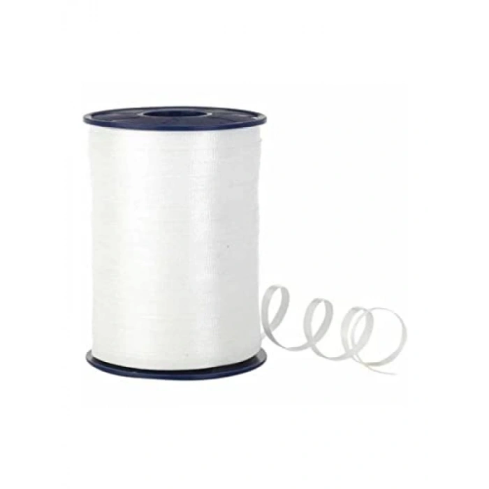 200 Metre Beyaz Düz Şerit Rafya - 8 mm