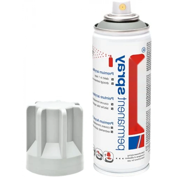 200 ml Açık Gri Mat Akrilik Sprey Boya