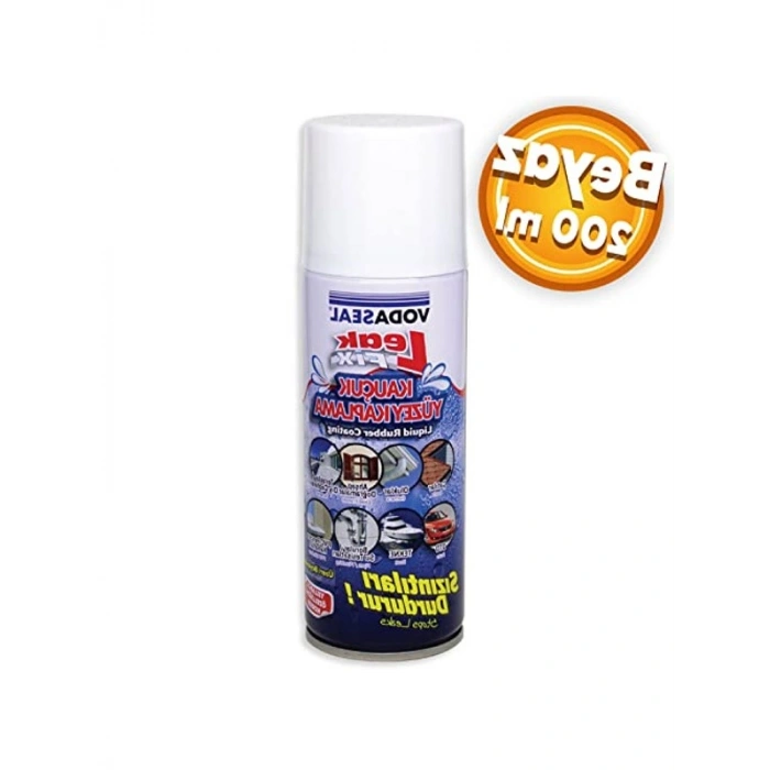 200 ml Beyaz Sızdırmaz Kauçuk Kaplama Sprey - Su Geçirmez