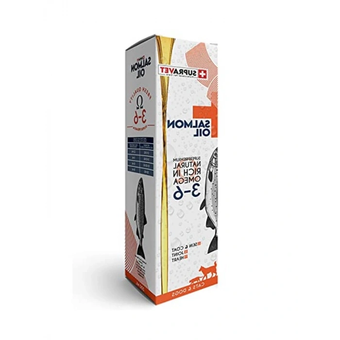 200 ML Doğal Kedi Köpek Somon Yağı - Omega 3 ve 6