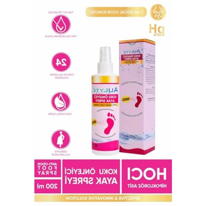 200 ML Hacminde Koku Önleyici Ayak Spreyi, Ferahlatıcı Etki