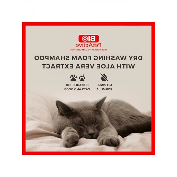 200 Ml Köpük Şampuan, Köpekler İçin Aloe Vera İçerikli