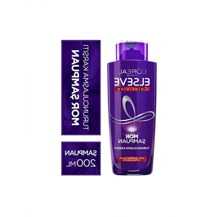 200 ml Mor Şampuan - Boyalı Saçlar için