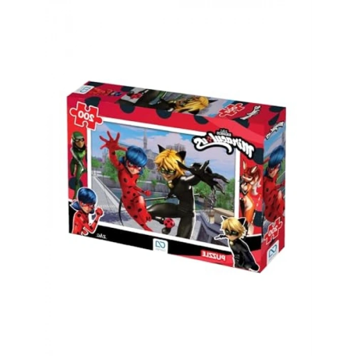 200 Parça Uğur Böceği ile Kara Kedi Çocuk Puzzle