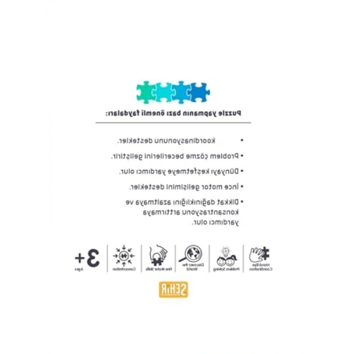 200 Parça Uğur Böceği ile Kara Kedi Çocuk Puzzle