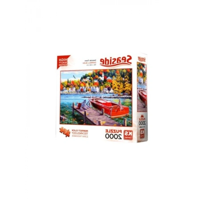 2000 Parça Balıklı Göl Manzarası Puzzle