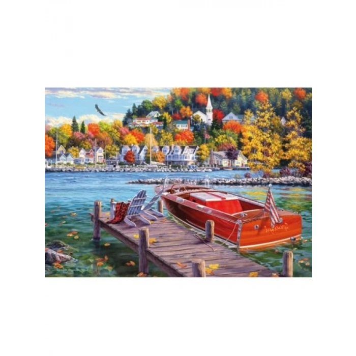 2000 Parça Balıklı Göl Manzarası Puzzle