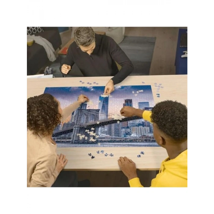 2000 Parça Brooklyn Temalı Çok Renkli Puzzle, Eğlenceli Zaman