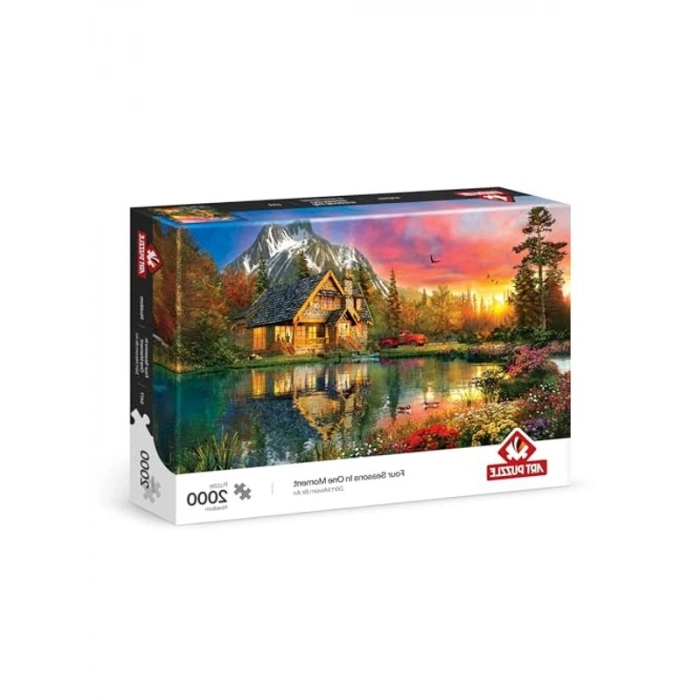 2000 Parça Dört Mevsim Temalı Art Puzzle