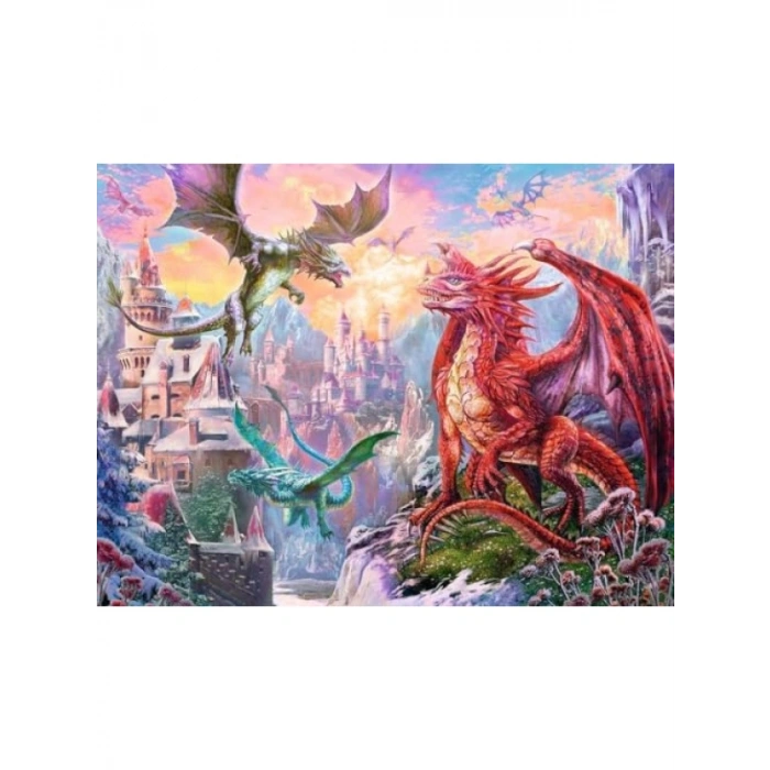 2000 Parça Ejderhalar Temalı Yetişkin Puzzle