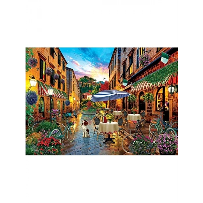 2000 Parça İtalya Temalı Art Puzzle Eğlencesi
