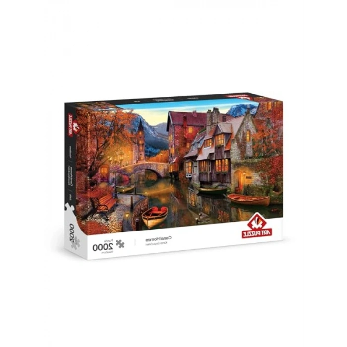 2000 Parça Kanal Boyu Evleri Puzzle