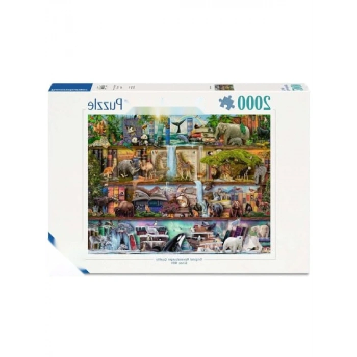 2000 Parça Wild Animals Puzzle, Eğlenceli Aile Aktivitesi