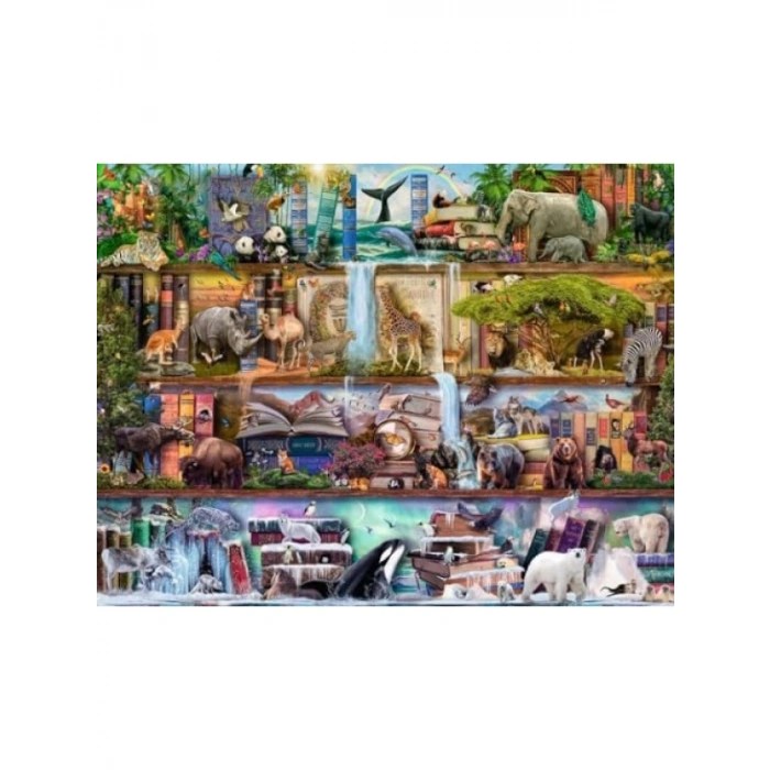 2000 Parça Wild Animals Puzzle, Eğlenceli Aile Aktivitesi