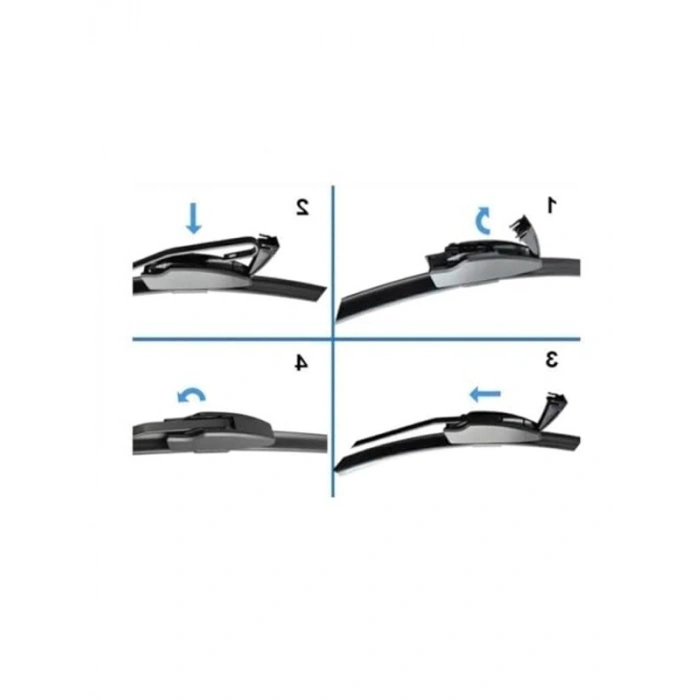 2006 Sonrası Corsa E ve Corsa D Uyumlu Ön Silecek Takımı (2 Adet)