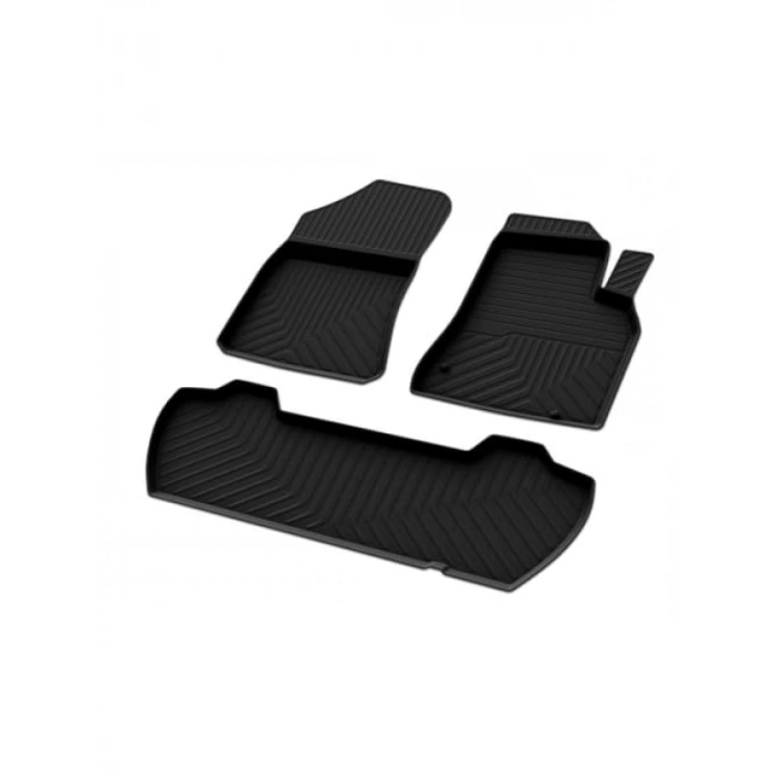 2008-2019 Peugeot Partner Tepee İçin Uyumlu 4D Kauçuk Paspas