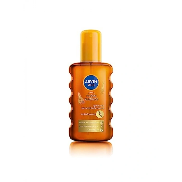 200ml Karoten Özlü Yoğun Bronzlaştırıcı Güneş Yağı E Vitamini ile Doğal Bronzluk